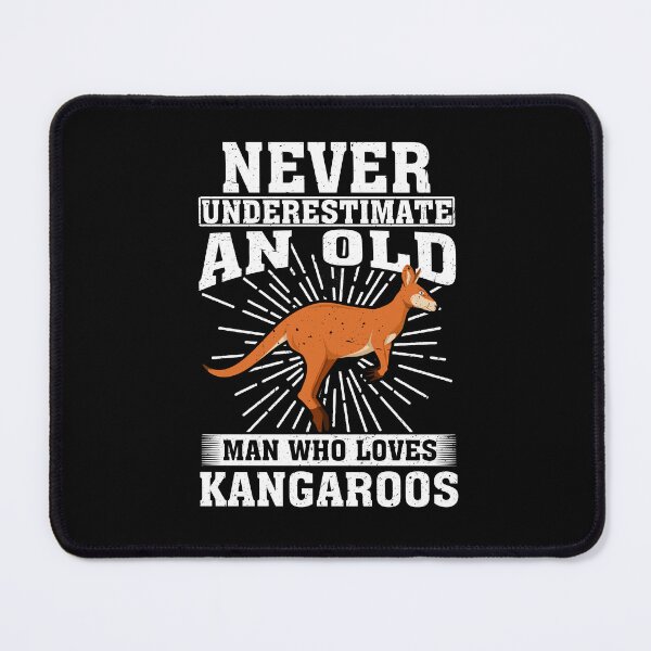 Item preview, Never Underestimate An Old Man Who Loves Kangaroos designed and sold by CosmoKitsch.