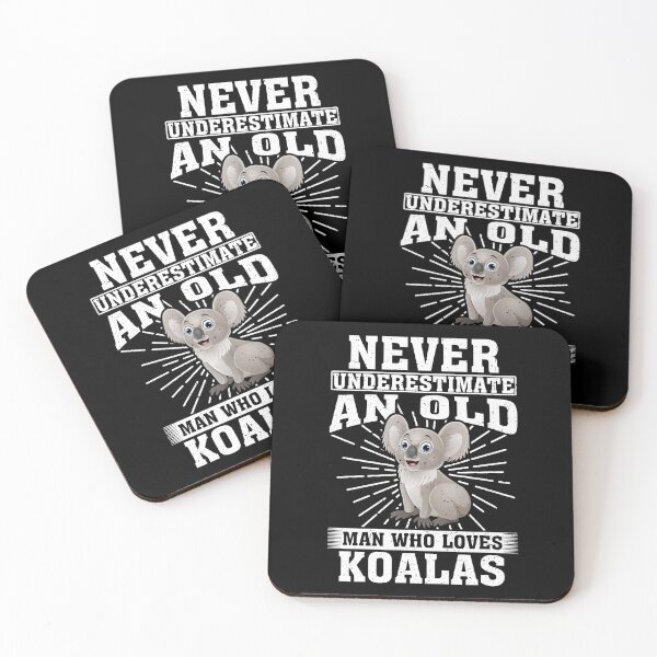 Item preview, Never Underestimate An Old Man Who Loves Koalas  designed and sold by CosmoKitsch.