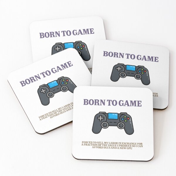 Item preview, Born To Game. Forced To Work. designed and sold by XTC-prod.