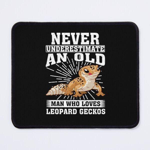Item preview, Never Underestimate An Old Man Who Loves Leopard Gecko designed and sold by CosmoKitsch.