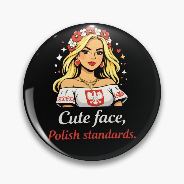 Item preview, Cute Face, Polish Standards designed and sold by storelibertys.