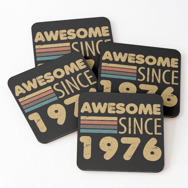 Item preview, Awesome Since 1976 50th Birthday designed and sold by thepixelgarden.