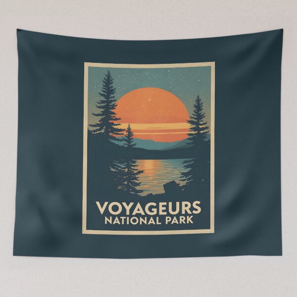 Item preview, Voyageurs National Park - Minnesota  designed and sold by GoodOldVintage.
