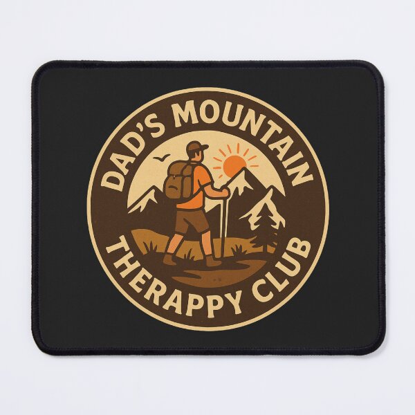 Item preview, Dad's Mountain Therapy Club Vintage Hiking Gift designed and sold by Jaroslaw-S.