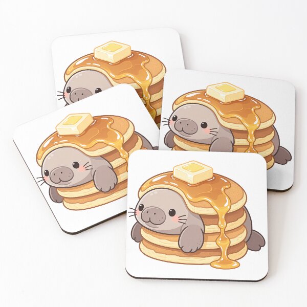 Item preview, Pancake manatee designed and sold by Kimicute.
