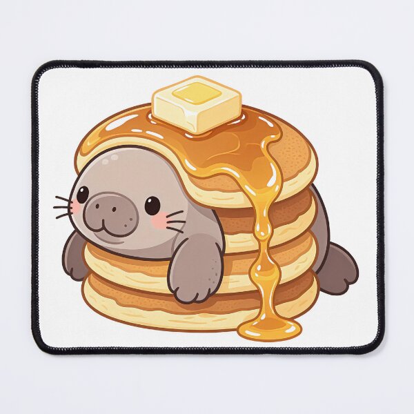 Item preview, Pancake manatee designed and sold by Kimicute.