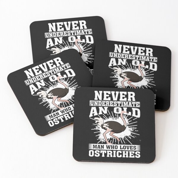 Item preview, Never Underestimate An Old Man Who Loves Ostriches  designed and sold by CosmoKitsch.