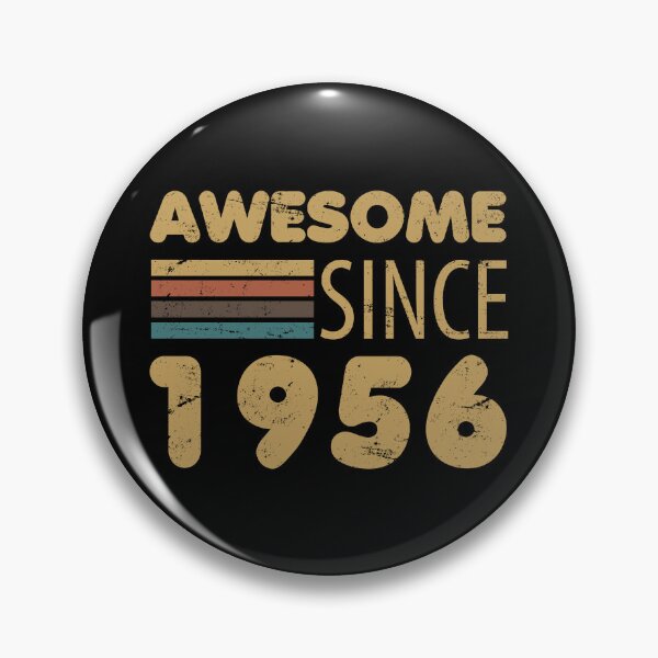 Item preview, Awesome Since 1956 70th Birthday designed and sold by thepixelgarden.