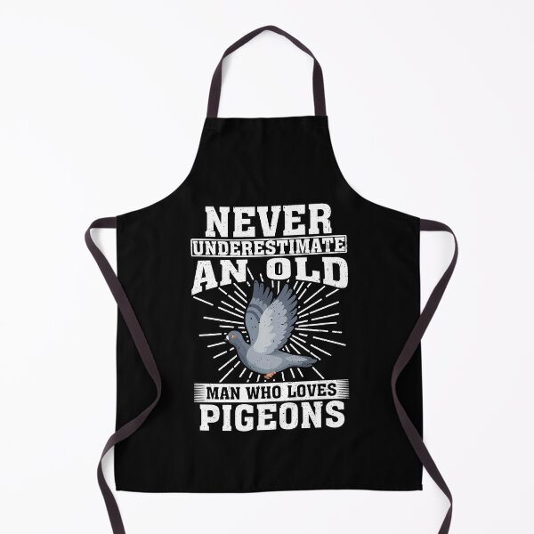 Item preview, Never Underestimate An Old Man Who Loves Pigeons  designed and sold by CosmoKitsch.