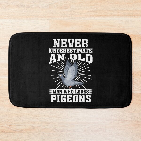 Item preview, Never Underestimate An Old Man Who Loves Pigeons  designed and sold by CosmoKitsch.