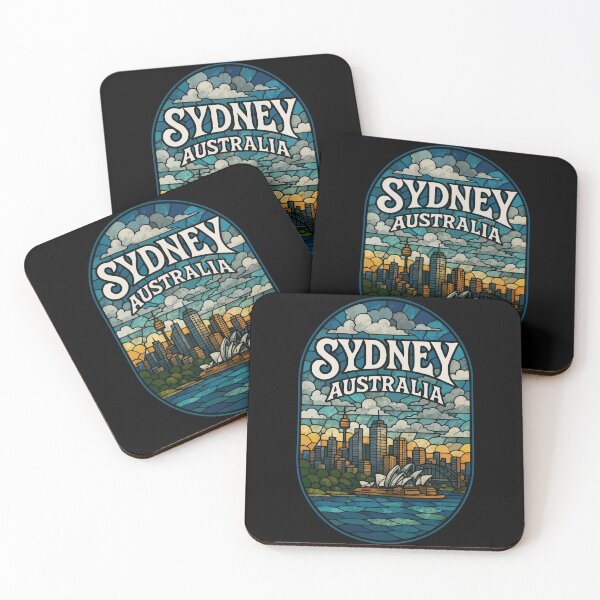 Item preview, Sydney Australia Stained Glass Travel designed and sold by TomFrontierArt.