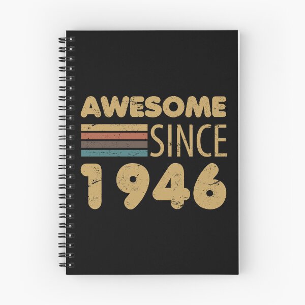 Item preview, Awesome Since 1946 80th Birthday designed and sold by thepixelgarden.