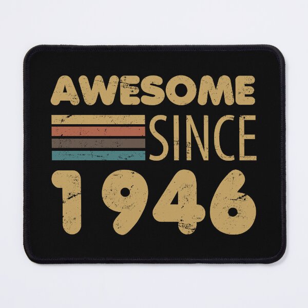 Item preview, Awesome Since 1946 80th Birthday designed and sold by thepixelgarden.