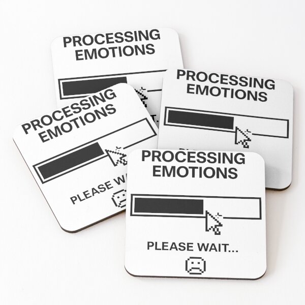 Item preview, Processing Emotions Please Wait - Mental Health Loading Bar designed and sold by ZBIFBOUETLA.