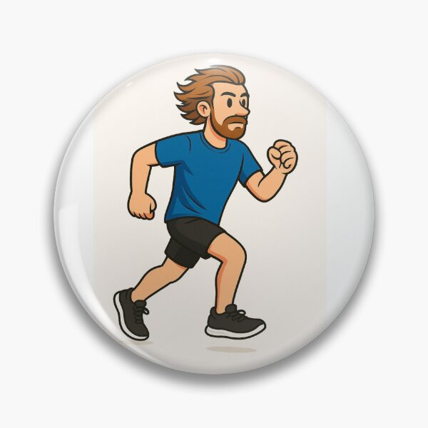 Item preview, A guy running with his hair blowing in the wind designed and sold by Neat art at 7000ft.