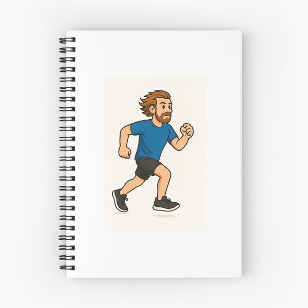 Item preview, A guy running with his hair blowing in the wind designed and sold by Neat art at 7000ft.