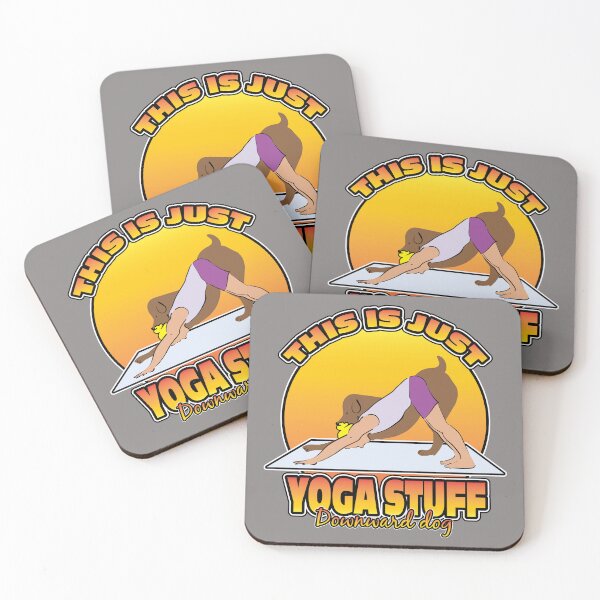 Item preview, THIS IS JUST YOGA STUFF DOWNWARD DOG designed and sold by knight studio 77.