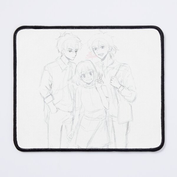Item preview, Drawing of a friendship of a girl and two boys designed and sold by Sohhhe.