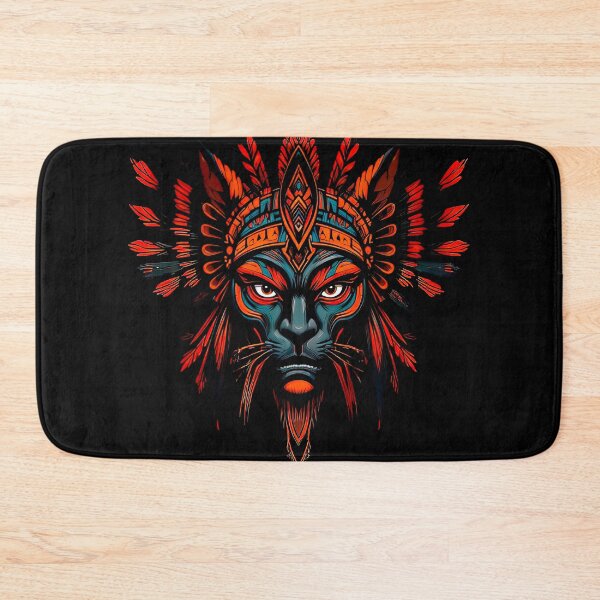 Item preview, Moche Warrior Mask – Ancient Peruvian Civilization Art designed and sold by LimaArtLab.