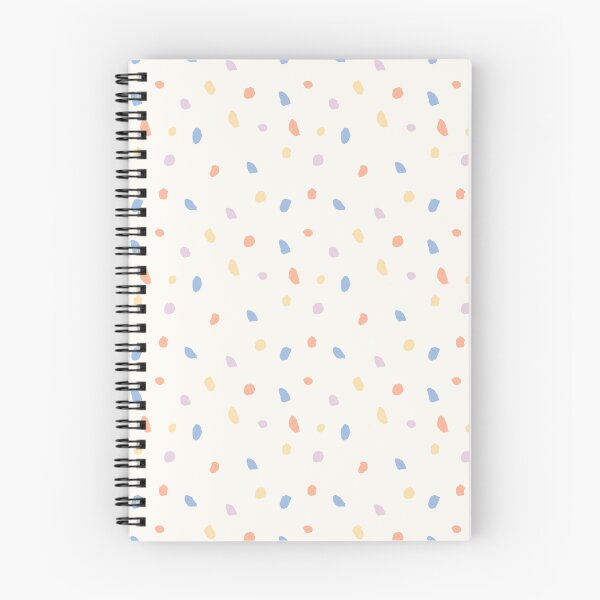 Item preview, Small Blue Orange Pink Yellow Spots Speckles in Beige designed and sold by Heart&Meadow.