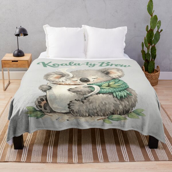 Item preview, Koala-ty Brew - Cozy Koala Pun designed and sold by DigitalGlade.