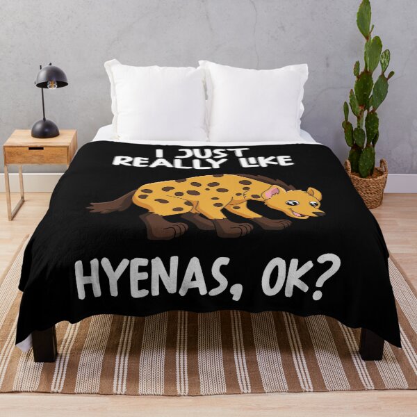Item preview, I Just Really Like Hyenas Ok? designed and sold by GabbyKash.