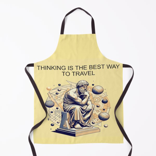 Item preview, THINKING IS THE BEST WAY TO TRAVEL designed and sold by oceantospace.
