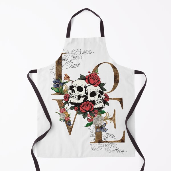 Item preview, Floral Skull Love Gothic Design designed and sold by Orvexa Studio.