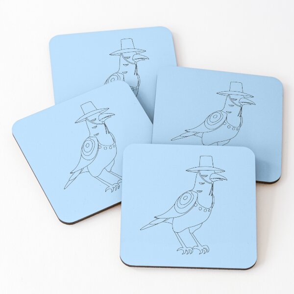 Item preview, Sus Bird in Hat Outline designed and sold by Thewoodsycrafter.
