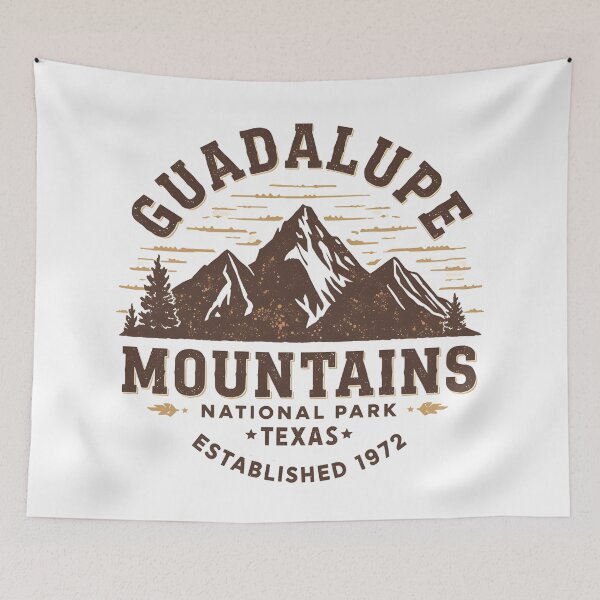 Item preview, Guadalupe Mountains National Park - Texas  designed and sold by GoodOldVintage.