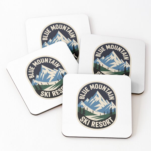 Item preview, Ski Resort Blue Mountain Sticker designed and sold by TulipaGraphics.