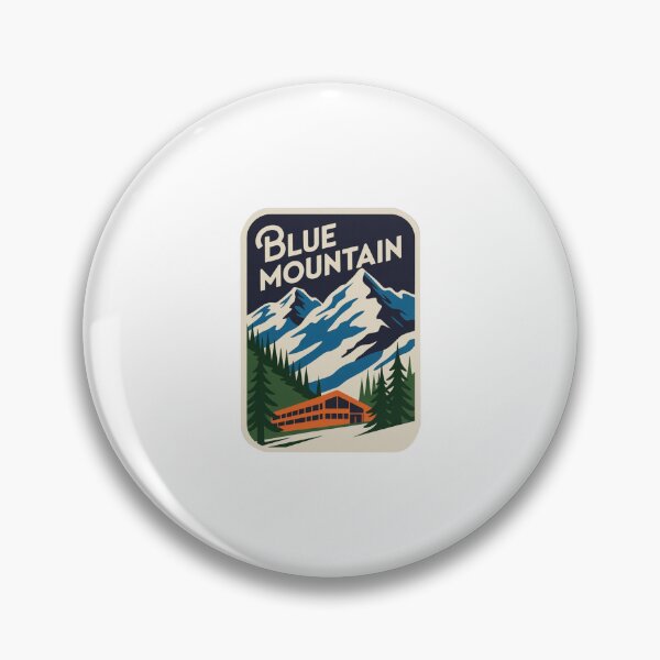 Item preview, Ski Resort Blue Mountain Sticker designed and sold by TulipaGraphics.