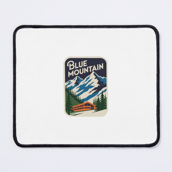 Item preview, Ski Resort Blue Mountain Sticker designed and sold by TulipaGraphics.