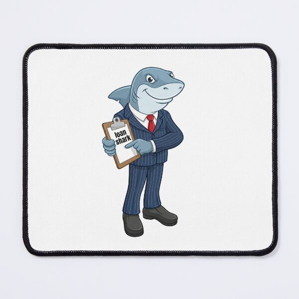 Item preview, Funny Loan Shark in a Suit- Funny Finance Pun & Business designed and sold by Tamer ⭐⭐⭐⭐⭐.