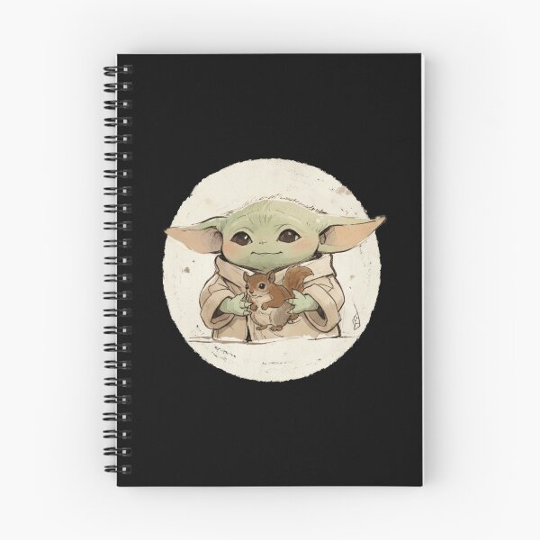 Item preview, BABY YODA WITH FLYING SQUIRREL designed and sold by LIS AND MELIVERSO.