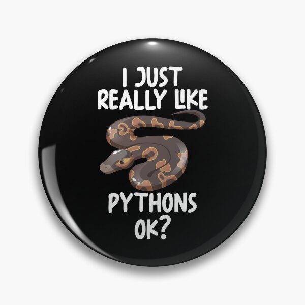 Aperçu de l'œuvre J'aime vraiment beaucoup les pythons, d'accord ? créée et vendue par GabbyKash.