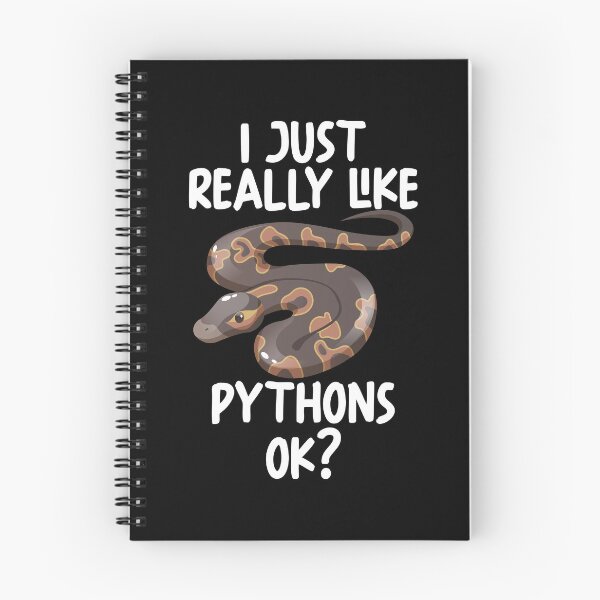 Item preview, I Just Really Like Pythons Ok? designed and sold by GabbyKash.