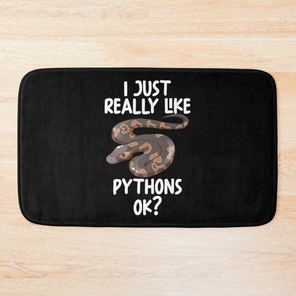 Item preview, I Just Really Like Pythons Ok? designed and sold by GabbyKash.
