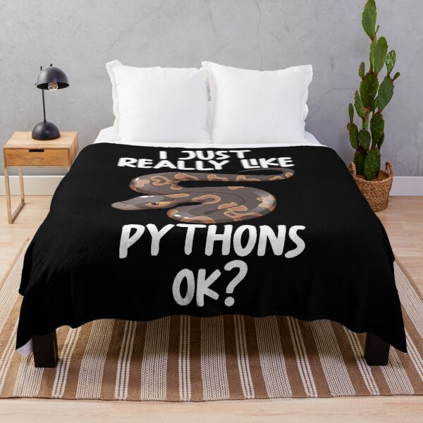 Aperçu de l'œuvre J'aime vraiment beaucoup les pythons, d'accord ? créée et vendue par GabbyKash.
