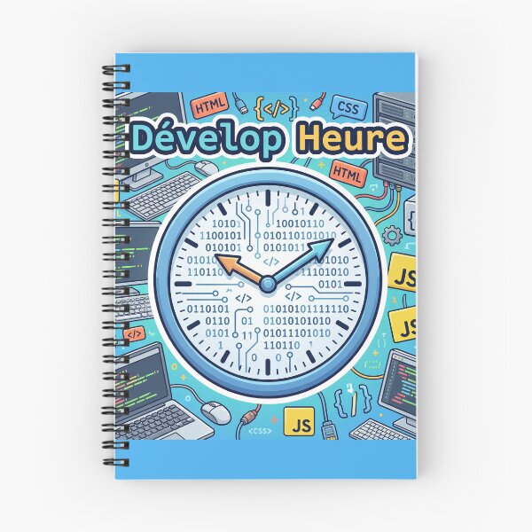 Item preview, Develop Time – A web developer pun with a geek binary clock designed and sold by WordPlayStudio.
