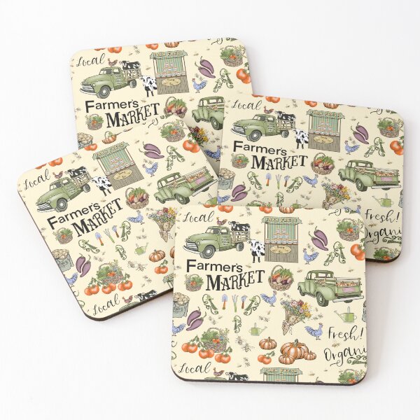Item preview, Farmers Market - vintage style designed and sold by Salzanos.