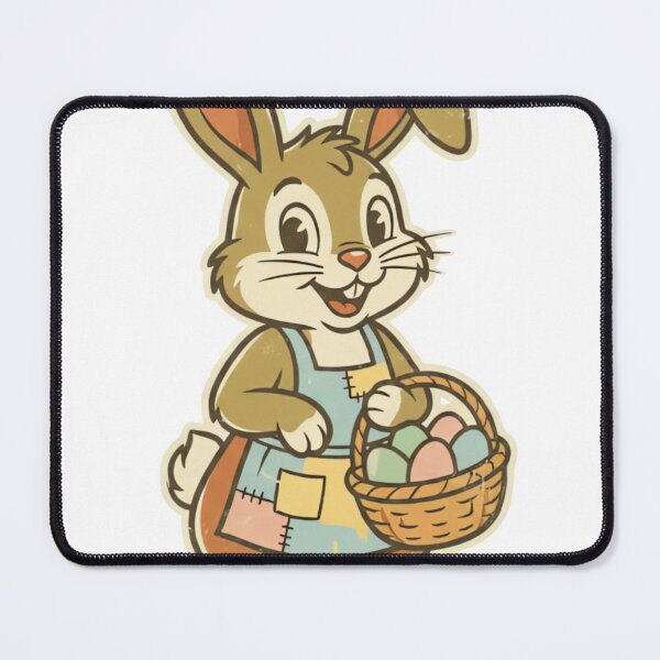 Item preview, Vintage Easter Bunny with Basket  designed and sold by urbinet.
