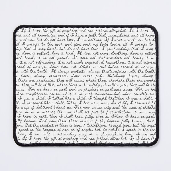 Item preview, 1 Corinthians 13 designed and sold by Boy and Belugee.