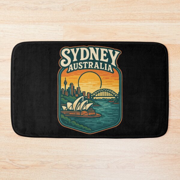 Item preview, Sydney Opera House Australia Vintage Travel designed and sold by TomFrontierArt.