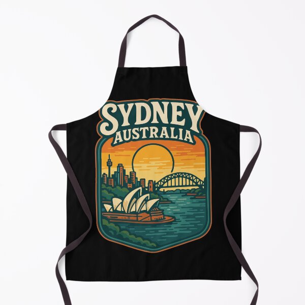 Item preview, Sydney Opera House Australia Vintage Travel designed and sold by TomFrontierArt.