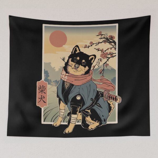 Item preview, Shiba Warrior: Zen Dog designed and sold by MOFAPPAREL.