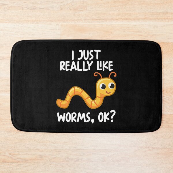 Item preview, I Just Really Like Worms Ok? designed and sold by GabbyKash.