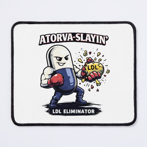 Item preview, Atorvastatin ATORVA-SLAYIN’ – LDL Eliminator | Funny Statin Design for Pharmacy & Cardiology designed and sold by NuvoleART.
