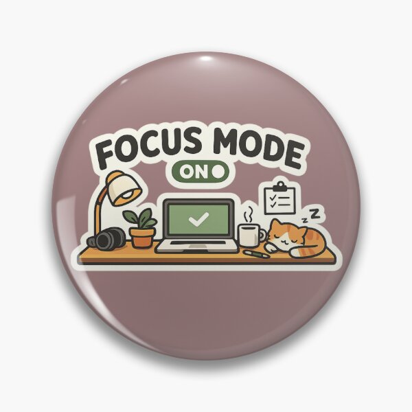 Item preview, Focus Mode On Cozy Desk designed and sold by ViralCollector.