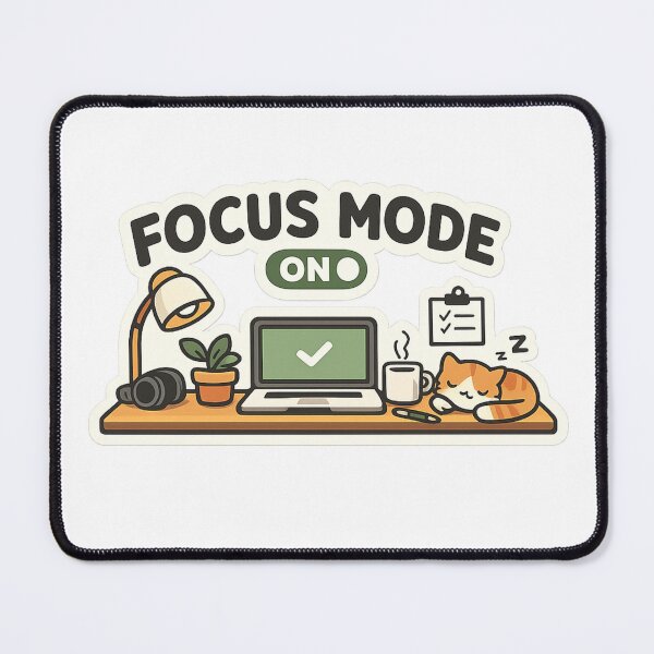 Item preview, Focus Mode On Cozy Desk designed and sold by ViralCollector.